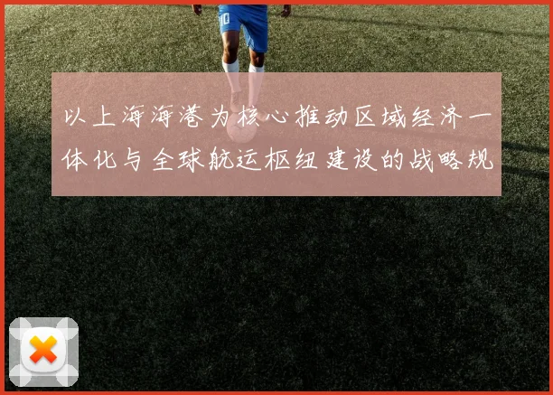 以上海海港为核心推动区域经济一体化与全球航运枢纽建设的战略规划分析